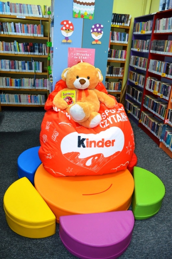 Biblioteka wygrała w konkursie Kinder