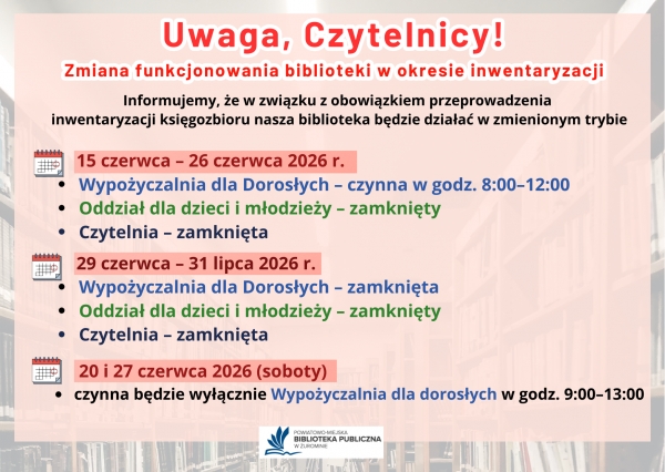 Uwaga Czytelnicy!