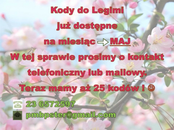 Kody do Legimi !