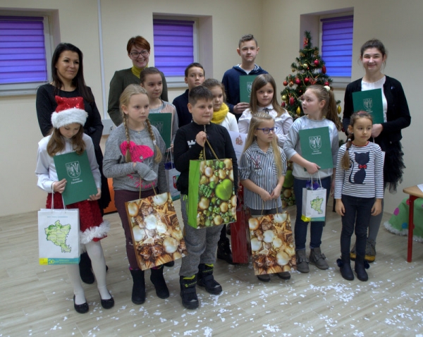 Rozdanie nagród w konkursie plastycznym „Pocztówka Bożonarodzeniowa”