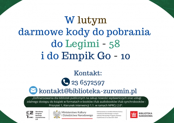 Kody do Legimi i Empik Go