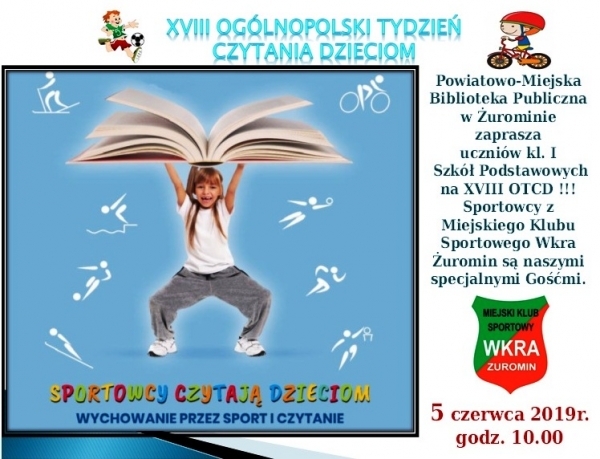 XVIII Ogólnopolski Tydzień Czytania Dzieciom