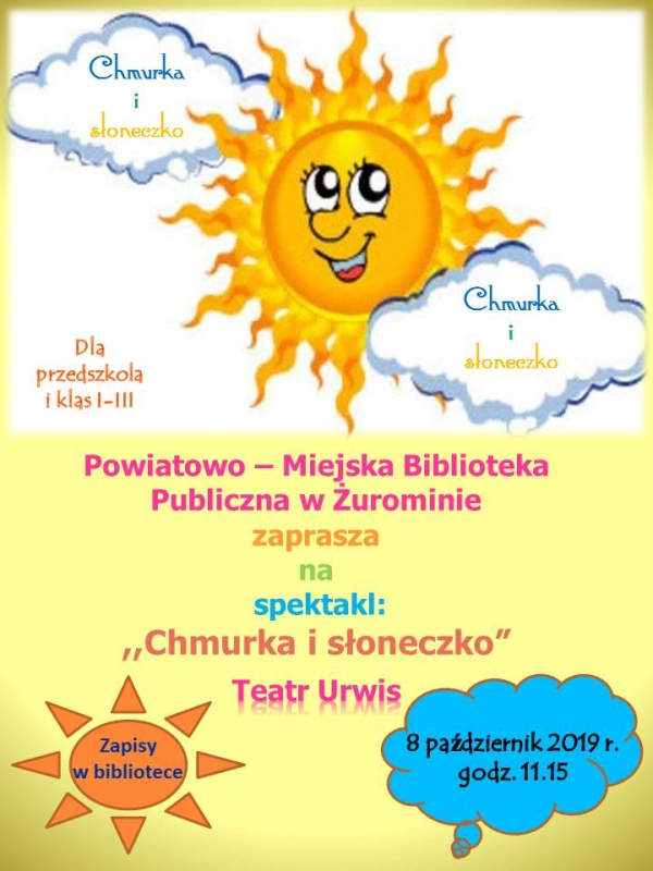 Teatr Urwis - ,,Chmurka i słoneczko"