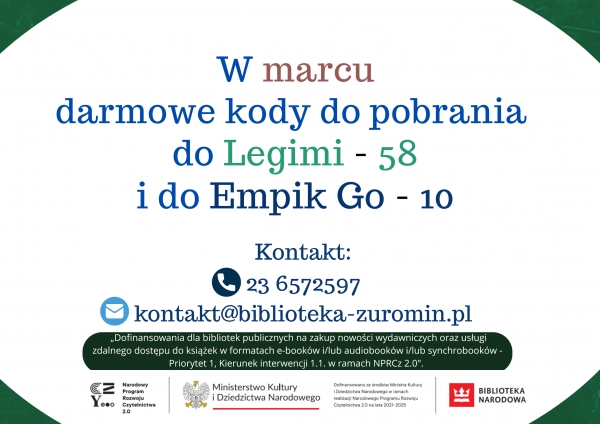 Kody do Legimi i Empik Go