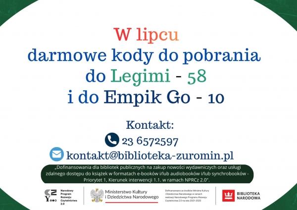 Kody do Legimi i Empik Go