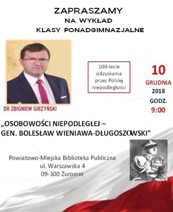 Zapraszamy na wykład!