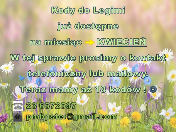 Kody do Legimi !